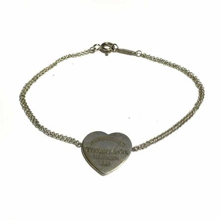 Tiffany & Co. Pre-owned Bracelets , Grijs , Dames , Maat: ONE Size Vintage Sieraden