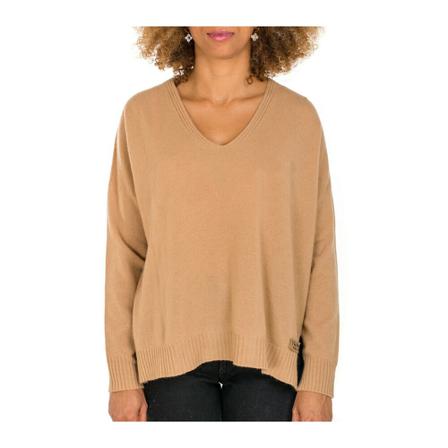 Twinset - Stickade Tröjor & Koftor - Beige - Dam - Storlek: S, Dam, Storlek: S