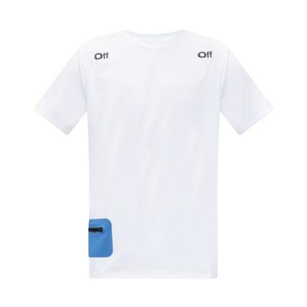 Off White, T-Shirts Wit, Heren, Maat:M