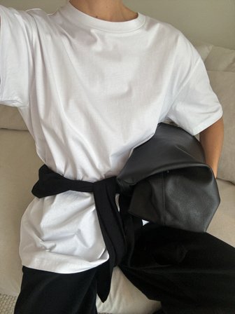 NA-KD - Oversized T-skjorte - T-Shirts - Hvit - L