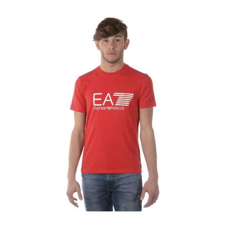 Emporio Armani Ea7, Sweatshirts Rood, Heren, Maat:L