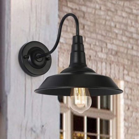 Udendørs væglamper i industrielt vintage-design