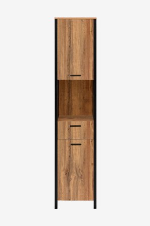 Loft24 - Kylpyhuoneen kaappi Werra - Ruskea - Kylpyhuoneen kalusteet - - Homeroom