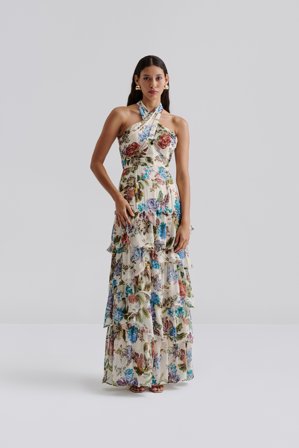 Malina - Paloma Maxikleid - XL - Botanic Florals
