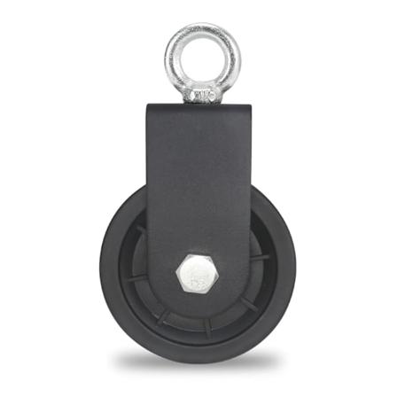 90mm Kabeltalje, Treningstalje, Kabelheising Tilbehør (2 stk, Svart)