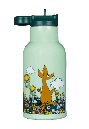 Mumin Äng, Vattenflaska, grön Mata & äta Unisex ONESIZE