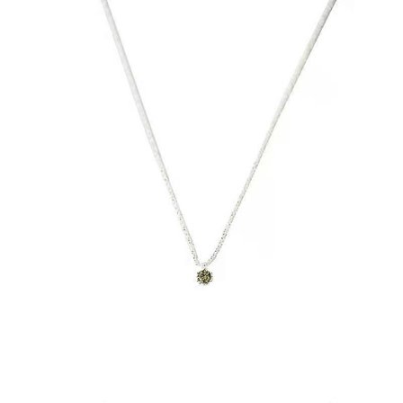 Smykker 925 Sterling Sølv Glitrende Kravebenskæde Choker Halskæde Grøn Diamant Gypsophila Vedhæng Halskæde til Kvinder