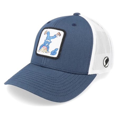Emil I Lönneberga - Blå trucker Caps - Emil Handstand Navy/White Trucker @ Hatstore