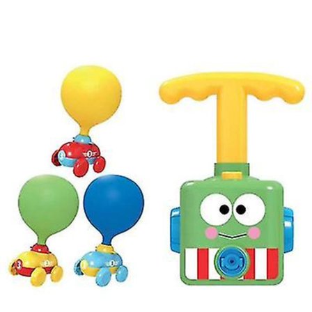 Överraskningsballongbil med Crayon Shin-chan - Aerodynamisk Bil för Barn - Blås upp Ballongen och Leka