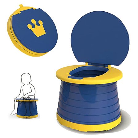 Matka-pottaistuin 3-in-1 Kannettava pottaharjoittelu Taitettava potta