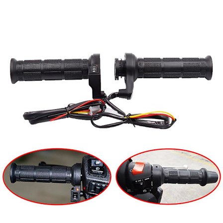 12v 22mm(7/8") Sähkölämmitteiset ohjaustangon kahvat Moottoripyörän lämmityskahvat Moottoripyörän kahvanlämmittimet Moottoripyörälle Atv|kahvat|