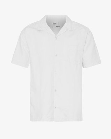 Linen Short Sleeved Shirt - Optical White - Male - 2XL