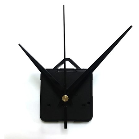 Svart hand kvartsurverk tyst svepande kvartsurverk andra DIY precision 1 sekund väggklocka rörelse