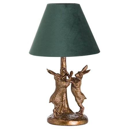 Hill Interiors Marching Hares Bordslampa En Storlek Antik Guld/