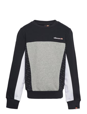 El Finti Jnr Sweatshirt Sweat-shirt Genser Svart Ellesse