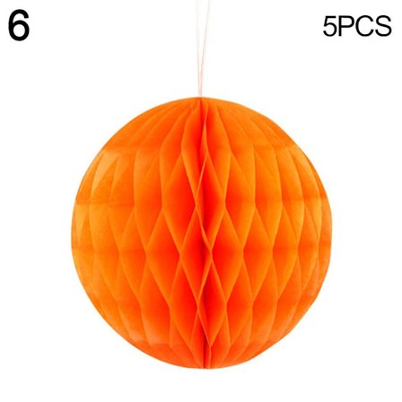 5 st kinesiska papper lykta papper Pom Poms 6 6 6