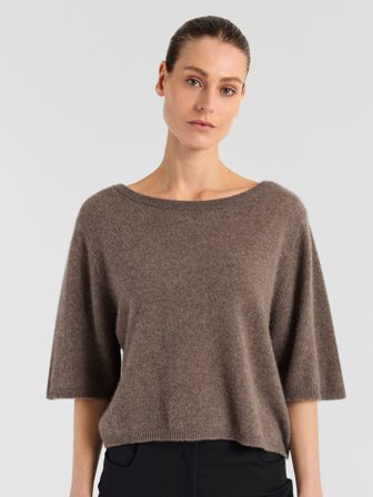 Kashmina - Kashmirtopp "Vaar" - Dark toast - Size S