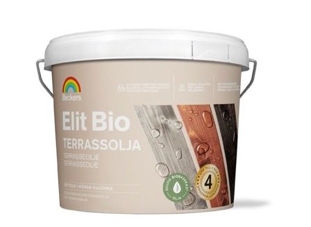 Beckers Terrassolja, Elit Bio , 3L, Svart, Färg & tapeter