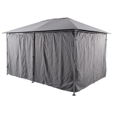 Skifergardiner til Santorini-pavillon 3 x 4 m