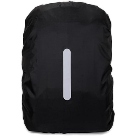 2-pakks Refleks Ryggsekk Deksel i Polyester, Utendørs Vandring Sykling Klatring Vanntett Ryggsekk Regn Deksel