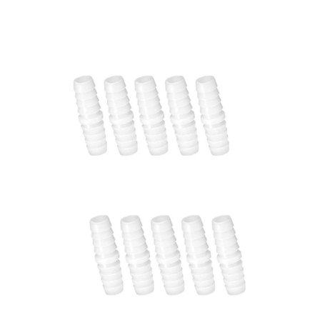 10 kappaleen muovinen letkun piikki liitin, 3/8 x 3/8 piikillinen liitoskappale liitosadapteri liitoskappale