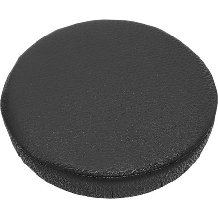 Tykt Elastisk Barstol Sædehynde Betræk Praktisk Skammelbetræk Rund Stol Beskytter til Hjem Butik - Sort (Diameter 30cm)