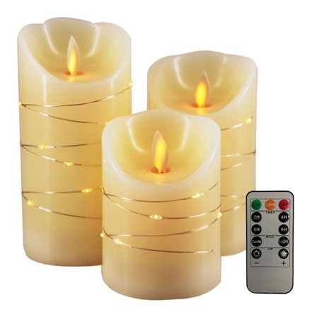 LED-simulerte svingende flammehode elektroniske lys restaurant hotell utendørs bryllup romantiske ornamenter lysstreng med fjernkontroll