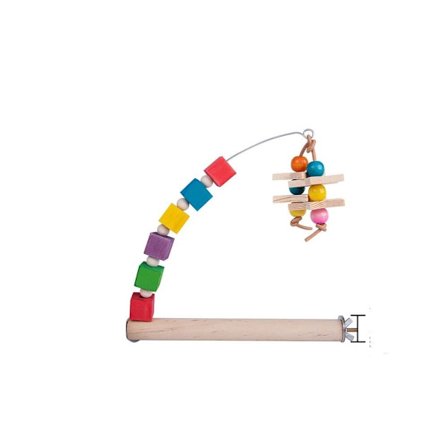 Parrot Standing Stick Fågel Abborre Stativ Fågel Hängmatta Stativ