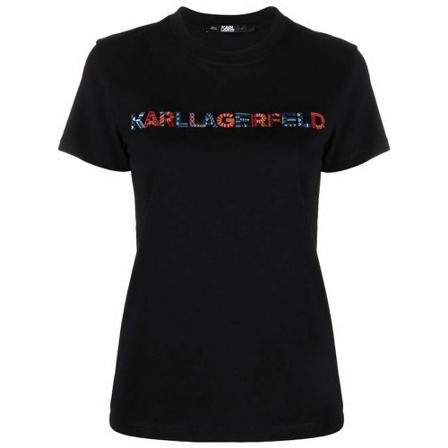 Karl Lagerfeld T-Shirt Sort, Dame T-shirts