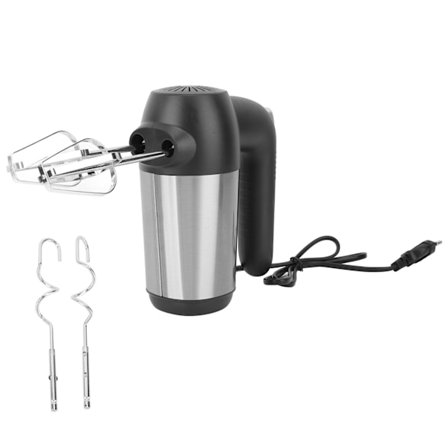 450W sähkökäsikäyttöinen sekoitin 304 ruostumatonta terästä 5 vaihdetta nopeus taikinan täyttö sekoitin vispilällä keittiöön EU-pistoke 220V