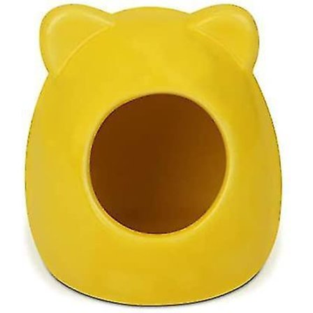 Sovhög för hamster i keramik, björnform, husdjurstillbehör
