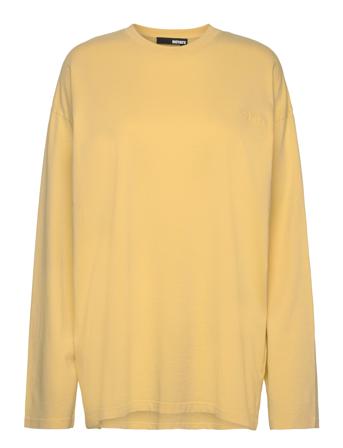 Long-Sleeved T-Shirt Tops Knitwear Jumpers Yellow ROTATE Birger Christensen