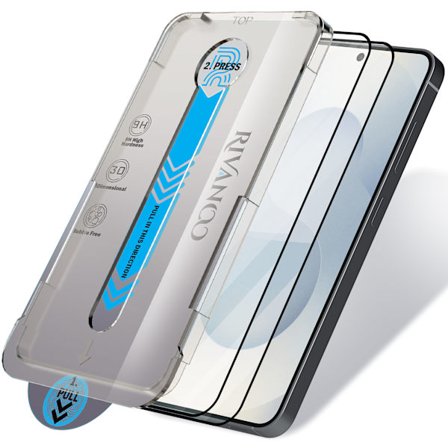 2-pak Samsung Galaxy S25 Skærmbeskytter - Hærdet Glas | [Automatisk Installation] - Boblefri_xx