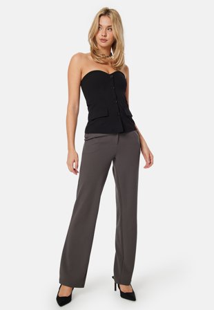 BUBBLEROOM Soft Suit Straight Trousers Petite Klær