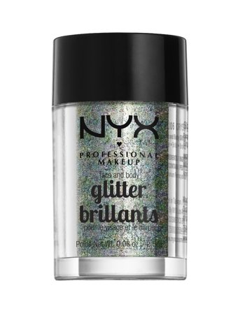NYX Professional Makeup Face & Body Glitter - Silver - 15.4 G