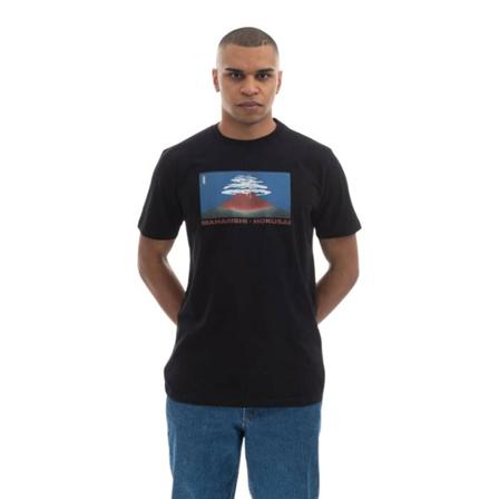 Maharishi T-Shirts svart, unisex, unisex, Storlek: XL