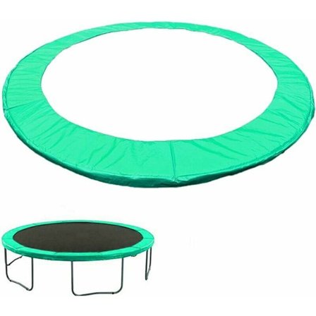 Trampoline kantbeskyttelse trampoline fjær sidebeskyttelsesdeksel ø306cm - Grønn