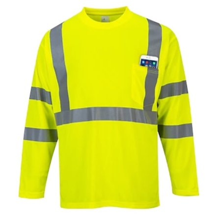 Reflex Crow Neck Långarmad T-shirt - Gul