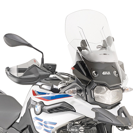 Vindskjerm Givi AF Airflow Justerbar Klart - BMW F 850 GS 2018-2022