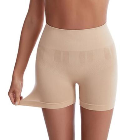 Hög midja Magkontroll Trosa Shaper Bantning Underkläder Rumplyftare Magen Formande Damshorts Yoga Fitness Träning Peach Hip,beige