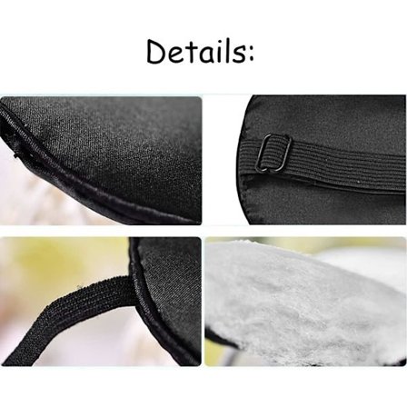 2-pakks nattmaske, ultramyk silke søvnmaske øyemaske øyendekke