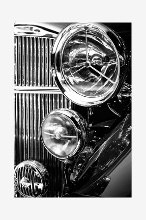 Malerifabrikken - Poster Vintage Car - Svart - Postere - Fra Homeroom