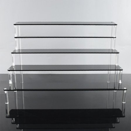 Akryl Display Stativ Figur Hylle 30X8CMFIVE-LAYER FEM-LAYER