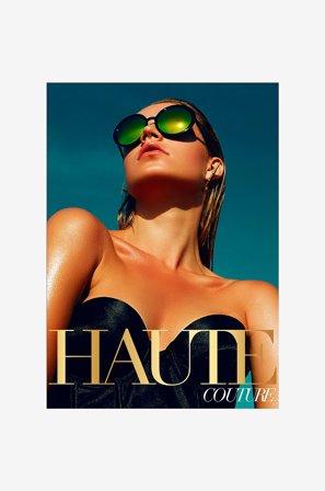 Malerifabrikken - Juliste Couture 11 - Harmaa - Julisteet - - Homeroom