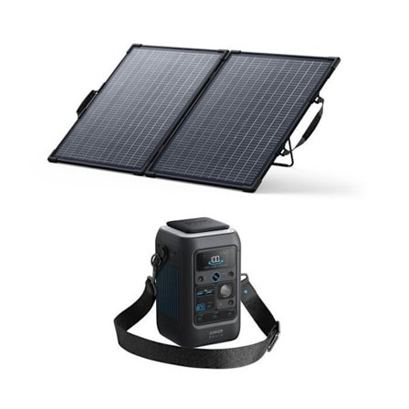 Kit Anker SOLIX C300X DC med bifacial solpanel 100W - DC-utgång 300W