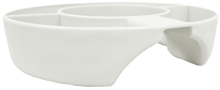 Liquide Snackbolle til tumbler 1.2L, hvit