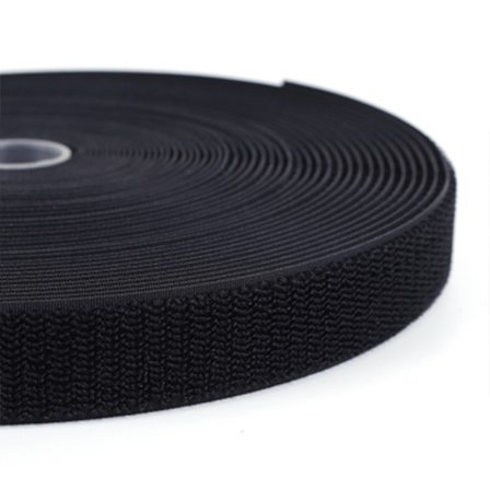 20mm x 10m Kabelbindningstejp (Återanvändbar, Svart)