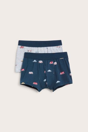 Kappahl | Majtki bokserki 2-pak Ciemnoniebieski 98/104 | Ciemnoniebieski