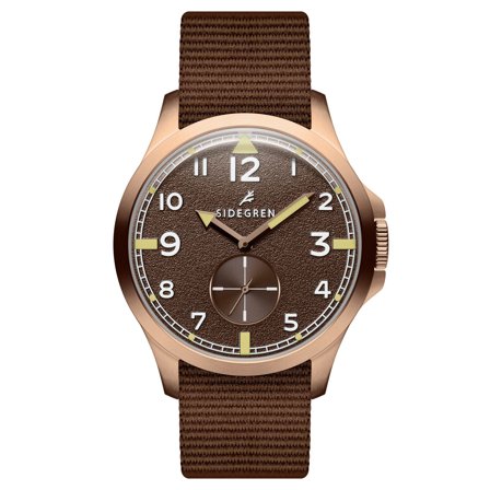 Luxor | Vintage-style Rose Gold-tone Stainless Steel Field Watch for Men - Wrist watches