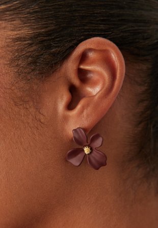 BY JOLIMA Lilly Flower Earring Vaatteet
